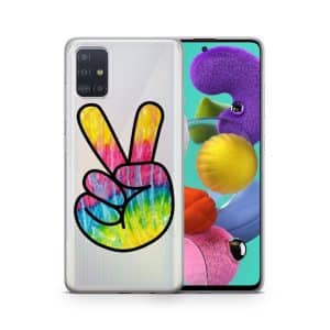 Schutzhülle für ZTE Blade A51 Motiv Handy Hülle Silikon Tasche Case Cover Neu... Peace