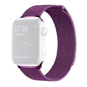 Sport Ersatz Armband für Apple Watch Series 1–7 / 38–41 mm Edelstahl Band Loop... Violett