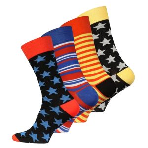 Vincent Creation® Trend-Socken 4 Paar "Stars and Stripes"