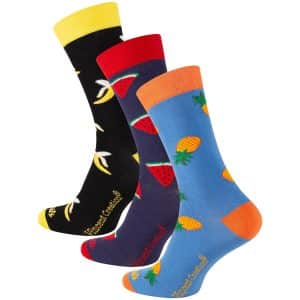 Vincent Creation® Früchte Socken 3 Paar - One Size