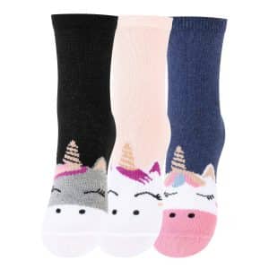 Cotton Prime® 6 Paar Kinder Socken - Einhorn