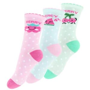 Cotton Prime® 6 Paar Kinder Socken - Sweet Fruits