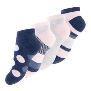Cotton Prime® 8 Paar Kinder Sneaker Socken DOTS & STRIPES
