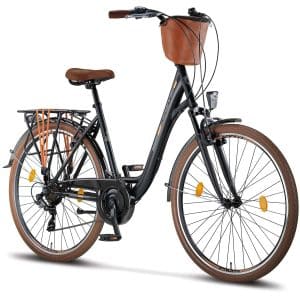 Licorne Bike Violetta Premium City Bike in 28 Zoll - Fahrrad für Mädchen