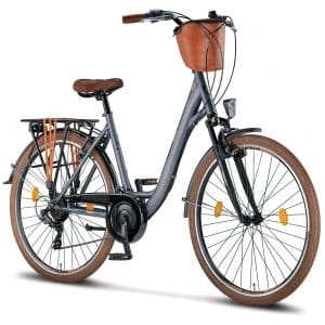 Licorne Bike Violetta Premium City Bike in 28 Zoll - Fahrrad für Mädchen