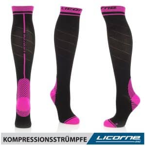 Licorne Kompressions-Thrombose-Stütz-Strümpfe Damen und Herren Compression Socks für Sport Flug Laufen Reisen... 35-38