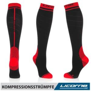 Licorne Kompressions-Thrombose-Stütz-Strümpfe Damen und Herren Compression Socks für Sport Flug Laufen Reisen... 39-42