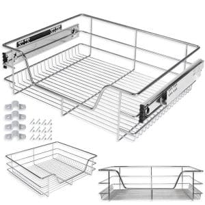 Kesser® Teleskopschublade ? Küchenschublade ? Küchenschrank ? Korbauszug ? Schrankauszug ? Vollauszug ? Schublade... 1x 60cm