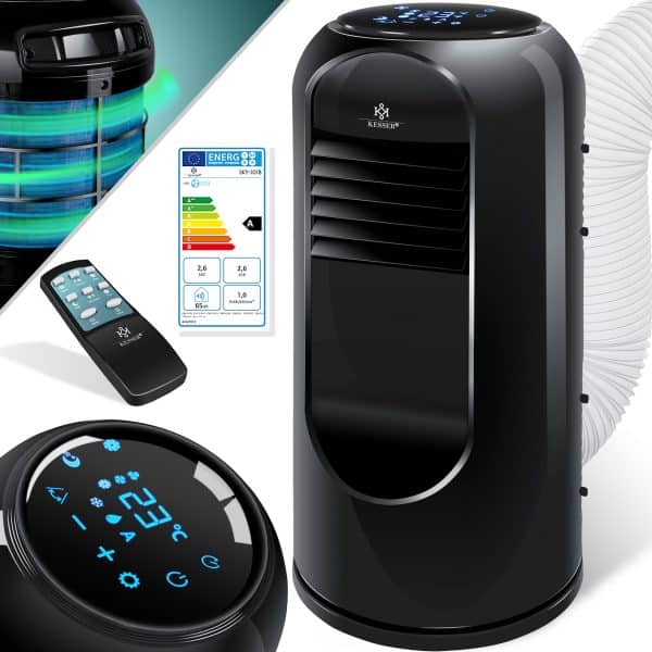 KESSER® Klimaanlage Mobil Klimagerät Sky Tower 4in1 kühlen