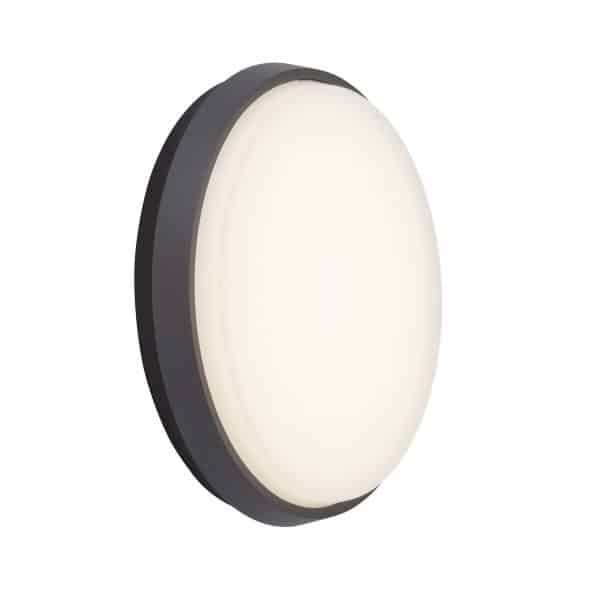 AEG Lampe Letan LED Außenwandleuchte 24cm anthrazit/weiß   1x 23W LED integriert (SMD)