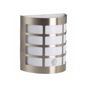 BRILLIANT Lampe Rune Außenwandleuchte Bewegungsmelder edelstahl   1x A60