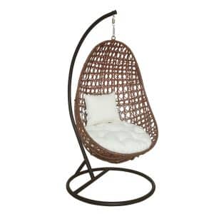 Home Deluxe Hängesessel Nido in Rattan-Optik