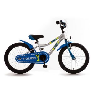 Bachtenkirch Kinderfahrrad Kuma "POLIZEI" blau/silber/neon 18"