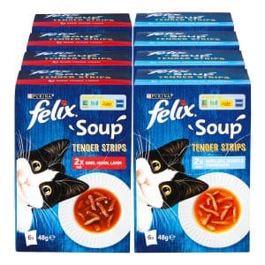 Felix Katzennahrung Soup Tender Strips 288 g