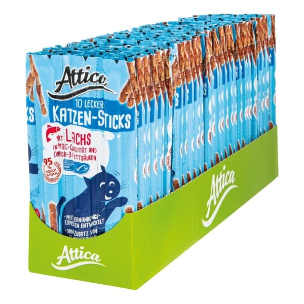 Attica Katzensticks MSC Lachs 50 g