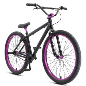 SE Bikes Big Flyer Wheelie Bike 29 Zoll Fahrrad für Erwachsene und Jugendliche ab 165 cm BMX Rad Stuntbike... stealth mode black