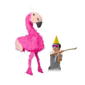 relaxdays Pinata Flamingo