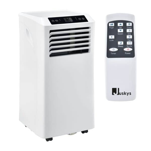 Juskys Lokales Klimagerät MK950W2 mit Fernbedienung & Timer - 9000 BTU – 3in1 Klimaanlage Kühlung