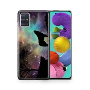 Schutzhülle für Nokia G50 Motiv Handy Hülle Silikon Tasche Case Cover Bumper Neu... Wolf Abendhimmel