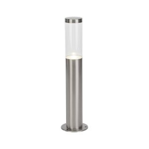 BRILLIANT Lampe Bergen LED Außensockelleuchte 40cm edelstahl   1x LED-PAR51