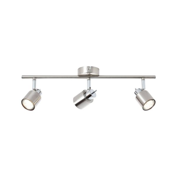 BRILLIANT Lampe Andres Spotrohr 3flg nickel/chrom   3x PAR51