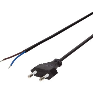 LogiLink CP137 Netzkabel Euro Stecker zu offenem Kabelende