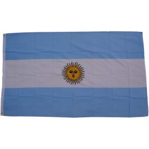 XXL Flagge Argentinien 250 x 150 cm Fahne mit 3 Ösen 100g/m² Stoffgewicht
