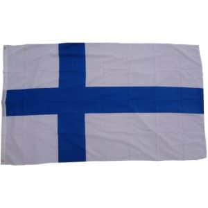 XXL Flagge Finnland 250 x 150 cm Fahne mit 3 Ösen 100g/m² Stoffgewicht