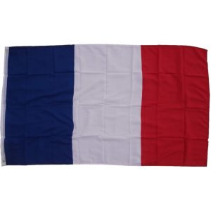 XXL Flagge Frankreich 250 x 150 cm Fahne mit 3 Ösen 100g/m² Stoffgewicht