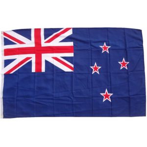 XXL Flagge Neuseeland 250 x 150 cm Fahne mit 3 Ösen 100g/m² Stoffgewicht