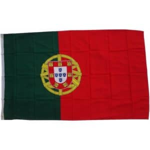 XXL Flagge Portugal 250 x 150 cm Fahne mit 3 Ösen 100g/m² Stoffgewicht