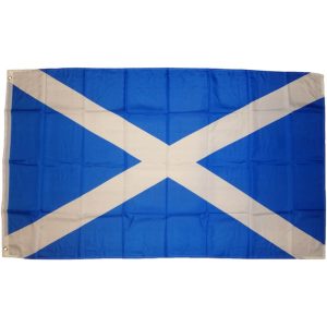 XXL Flagge Schottland 250 x 150 cm Fahne mit 3 Ösen 100g/m² Stoffgewicht