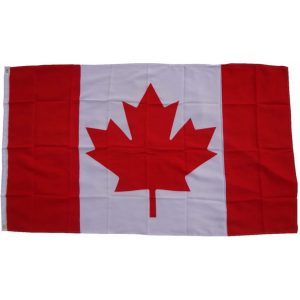 XXL Flagge Kanada 250 x 150 cm Fahne mit 3 Ösen 100g/m² Stoffgewicht