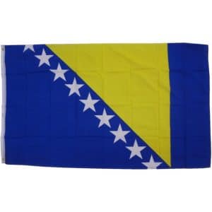 XXL Flagge Bosnien-Herzogowina 250 x 150 cm Fahne mit 3 Ösen 100g/m² Stoffgewicht