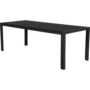 Gartentisch Fuccy 205cm Polywood Garten Terrasse Tisch Esstisch schwarz