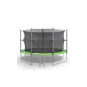 XXL Trampolin Gartentrampolin 366cm Komplettset mit Netz innenliegend + Leiter