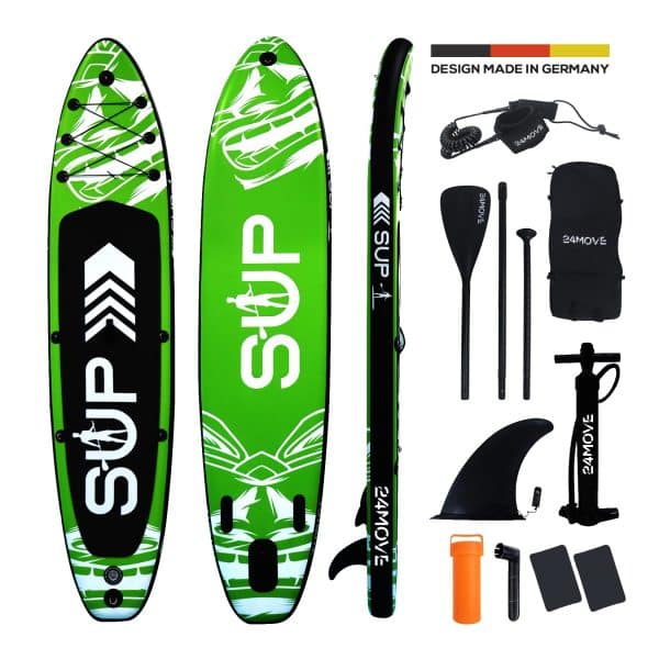 24MOVE® Standup Paddle SUP Board Set GRÜN 366