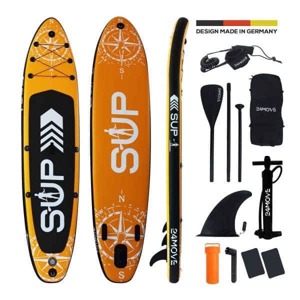 24MOVE® Standup Paddle SUP Board Set ORANGE 366