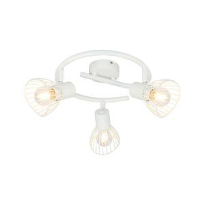 BRILLIANT Lampe Elhi Spotspirale 3flg weiß   3x D45