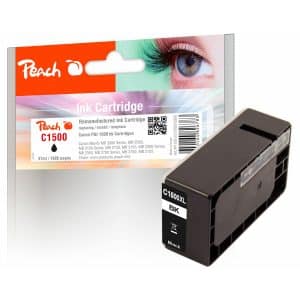 Peach C1500XLBK Druckerpatrone XL bk ersetzt Canon PGI-1500XLBK
