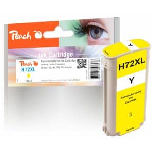 Peach H72XLY Druckerpatrone XL ye ersetzt HP No. 72XL Y