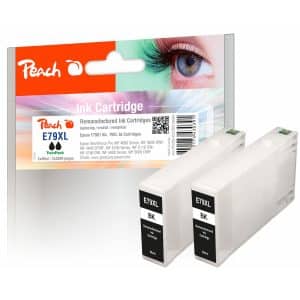 Peach E79XLbk 2 Druckerpatronen XL 2*bk ersetzt Epson No. 79XL bk*2