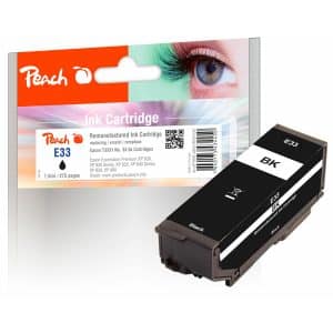 Peach E33 Druckerpatrone bk ersetzt Epson T3331