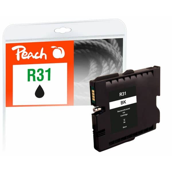 Peach R31 Druckerpatrone bk ersetzt Ricoh GC31K