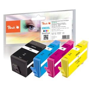 Peach H903XL 4 Druckerpatronen XL (bk