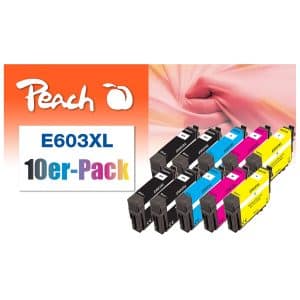 Peach E3A1*4 10 Druckerpatronen XL (4*bk