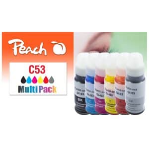 Peach C53 Spar Pack Druckerpatronen (bk
