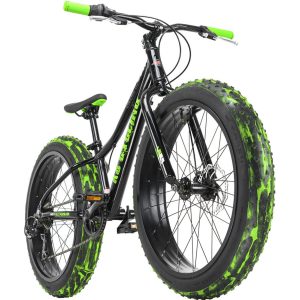 KS Cycling Jugendfahrrad Fatbike 24'' Crusher Schwarz RH 30 cm