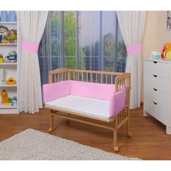 WALDIN Baby Beistellbett mit Matratze