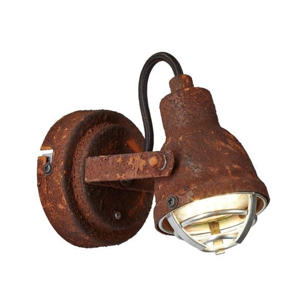 BRILLIANT Lampe Bente Wandspot rostfarbend   1x PAR51